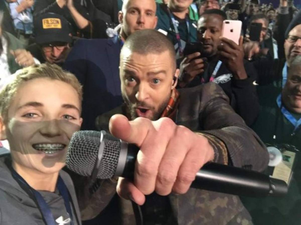 Las mejores imágenes del show de Justin Timberlake en el medio tiempo del Super Bowl