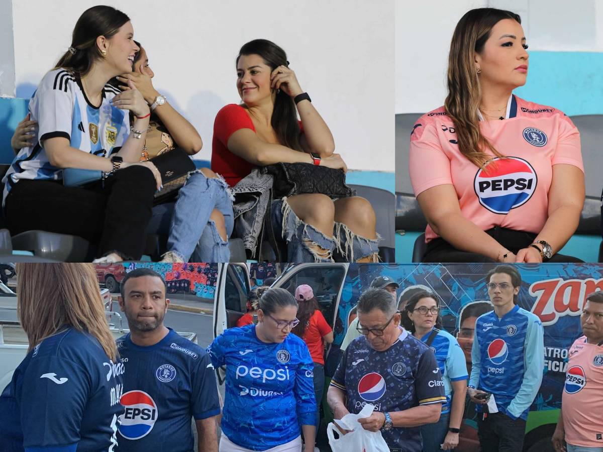¿Qué chicas llamaron la atención en el Motagua vs Águila? Un olimpista se presentó al juego de la Copa Centroamericana