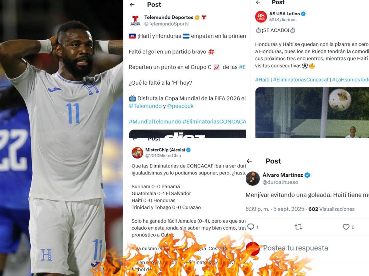 Periodista de Panamá se mofa de Honduras y reconocido portero de Liga Nacional se molesta tras empate de la Bicolor