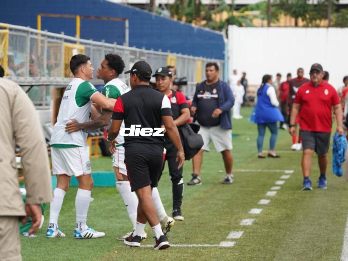 No se vio: Bronca de los jugadores y directivos de Marathón con la afición tras el amargo empate ante Real Sociedad