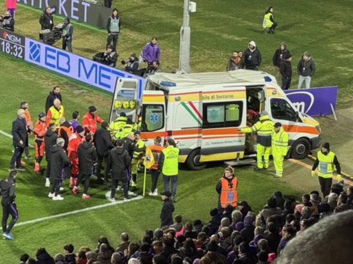 Lágrimas, tristeza y mucha agonía: las fuertes imágenes del trágico momento cuando Bove se desmayó en el Fiorentina-Inter