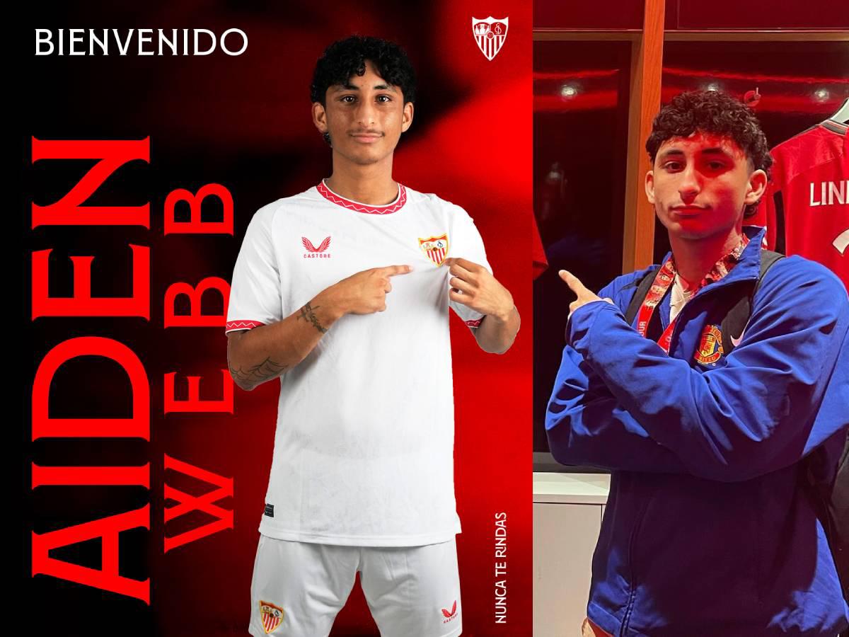 Sevilla FC oficializó el fichaje de joven hondureño, quien entrenó en instalaciones del Manchester City