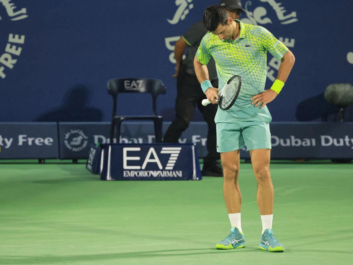 ¡Cayó el número uno! Novak Djokovic fue derrotado por Daniil Medvedev en la semis del ATP de Dubái.