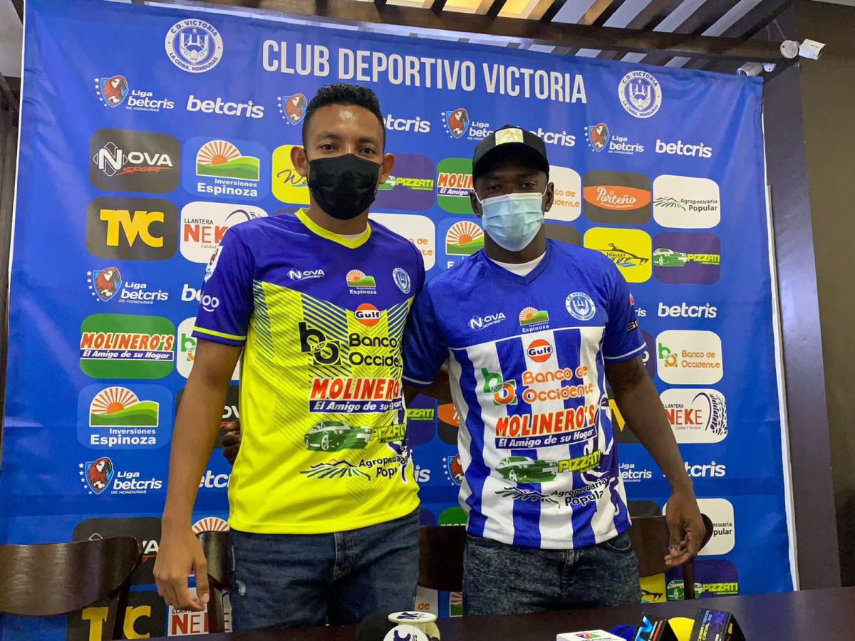 Victoria presenta a Allan Banegas y al Colombiano Luis Hurtado como sus nuevos refuerzos para el Clausura