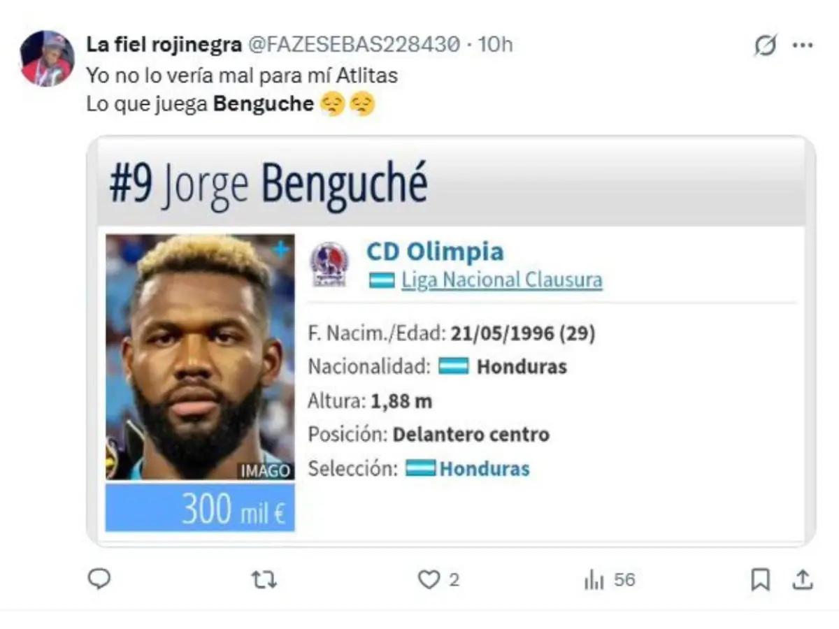 Jorge Benguché impacta a México: lo que dicen del 'Toro' y los equipos que se postulan a su 'fichaje': Lo quiero para...