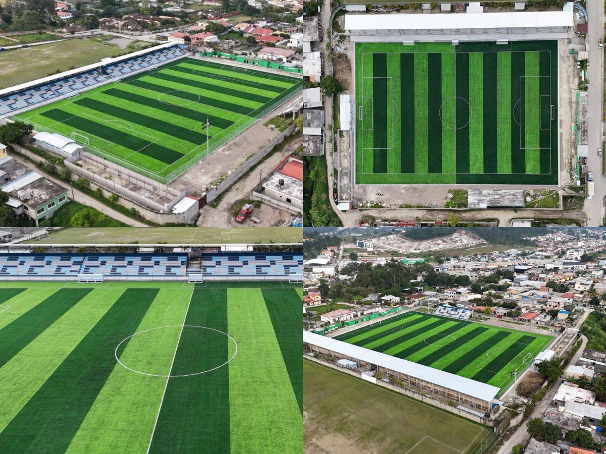 ¡Una mesa de billar! Finalizan con éxito la remodelación del Estadio Sergio Reyes de Santa Rosa de Copán