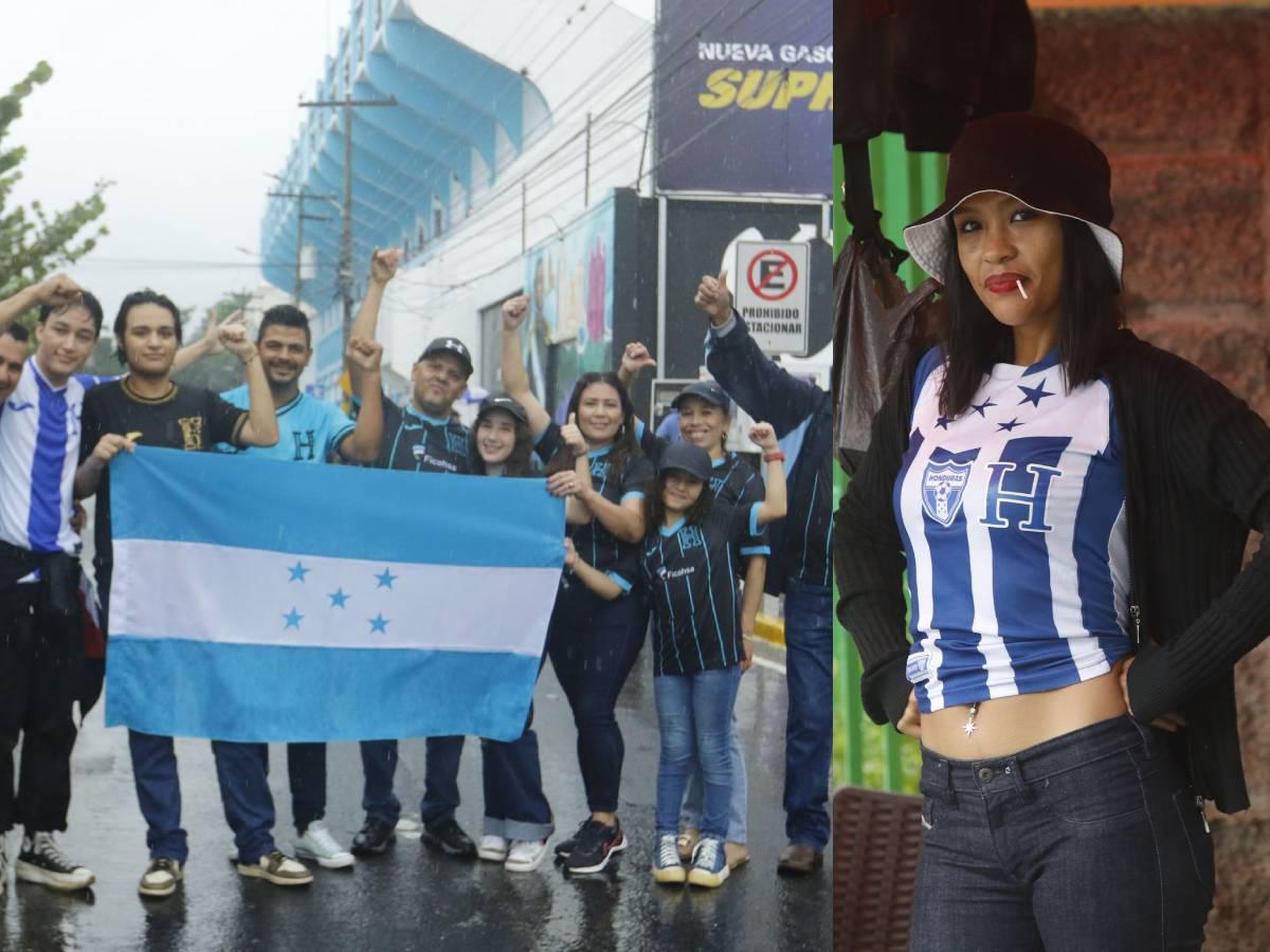 Honduras vs México: ni la lluvia los detiene, aficionados llegan al estadio Morazán, la seguridad es extrema y sigue venta de boletos del mercado negro