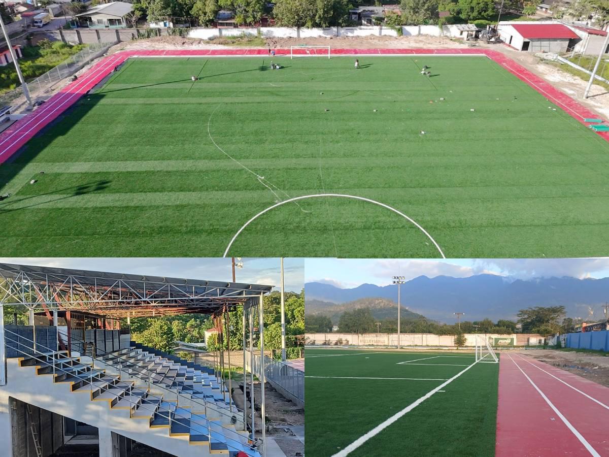 ¡Santa Bárbara lo presume! Así luce el estadio Argelio Sabillón tras millonaria remodelación