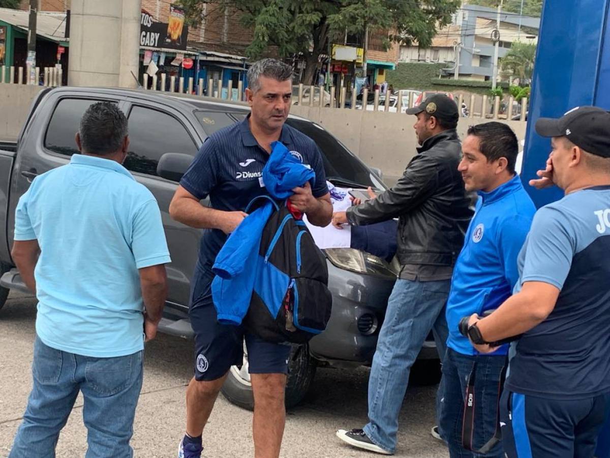 Diego Vázquez y Motagua viajaron a San Pedro Sula para disputar la semifinal de vuelta. Foto Diez: Erlin Varela
