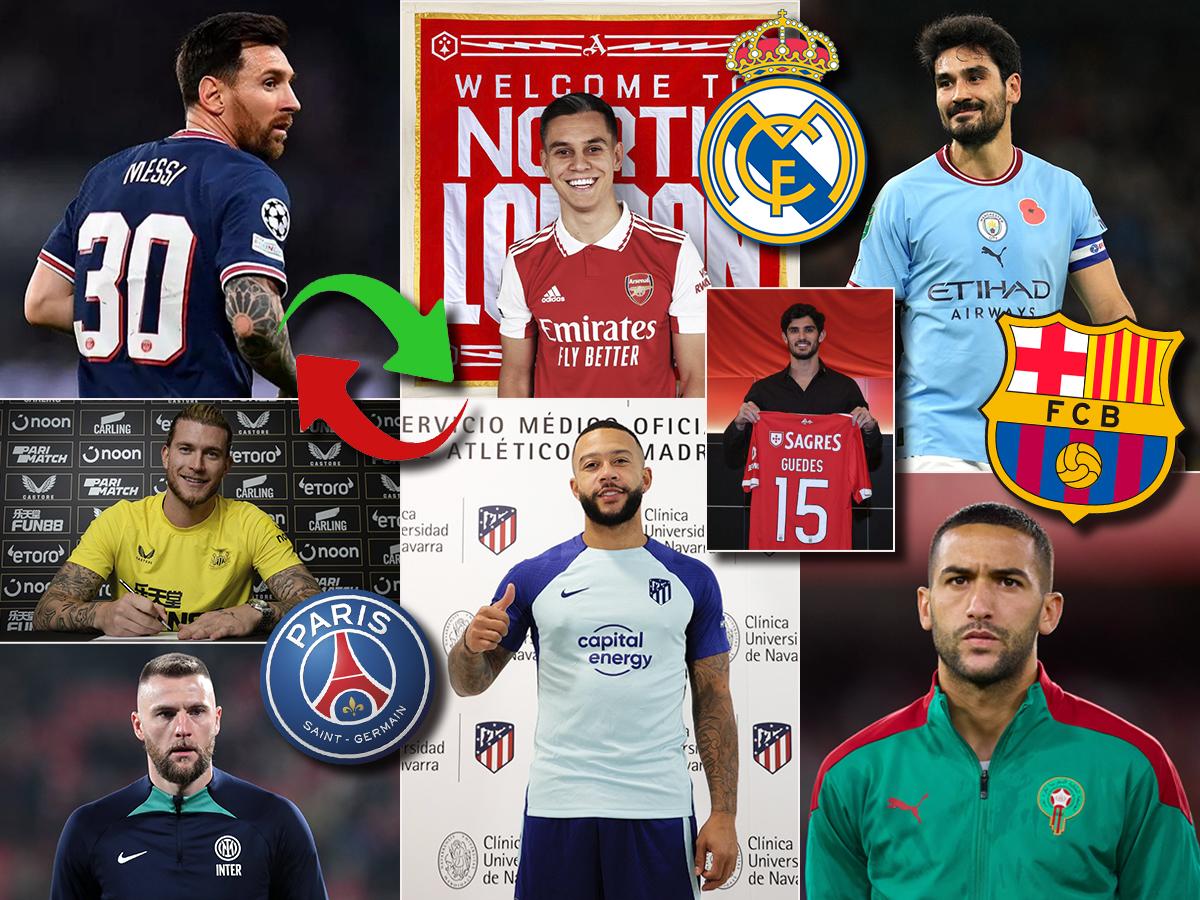 Revolución en el mercado: los sorpresivos fichajes para el Barcelona y la bomba del PSG; Real Madrid ofrece 80 millones por defensor