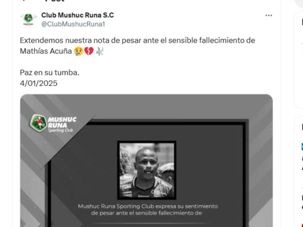 Impactante: Revelan detalles sobre la muerte del jugador Mathías Acuña en hotel de Ecuador: “Estaba en un armario”