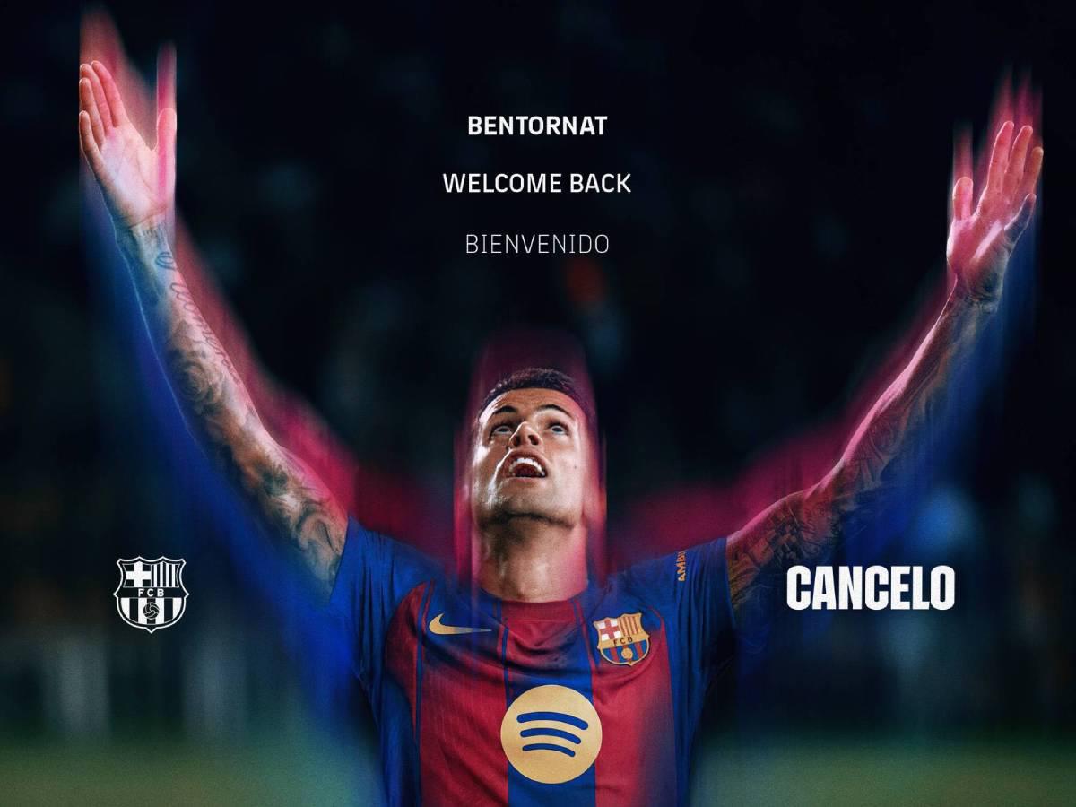 OFICIAL: Barcelona confirma el regreso de Joao Cancelo; este es el dorsal que utilizará y, ¿por qué borraron el anuncio?