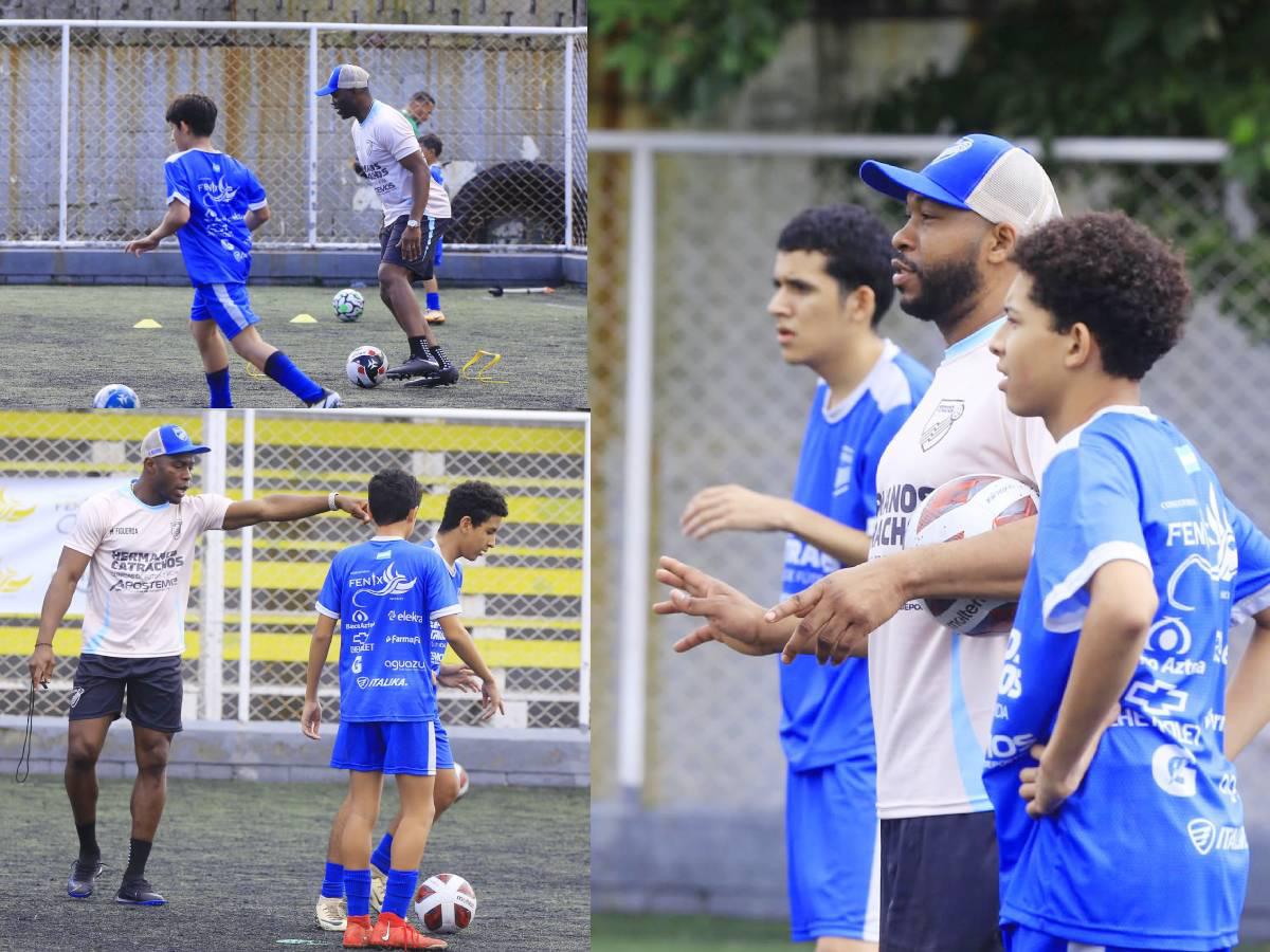 David Suazo, Wilson Palacios, Maynor Figueroa y otros exjugadores llevan vida y fútbol en las Clínicas Hermanos Catrachos