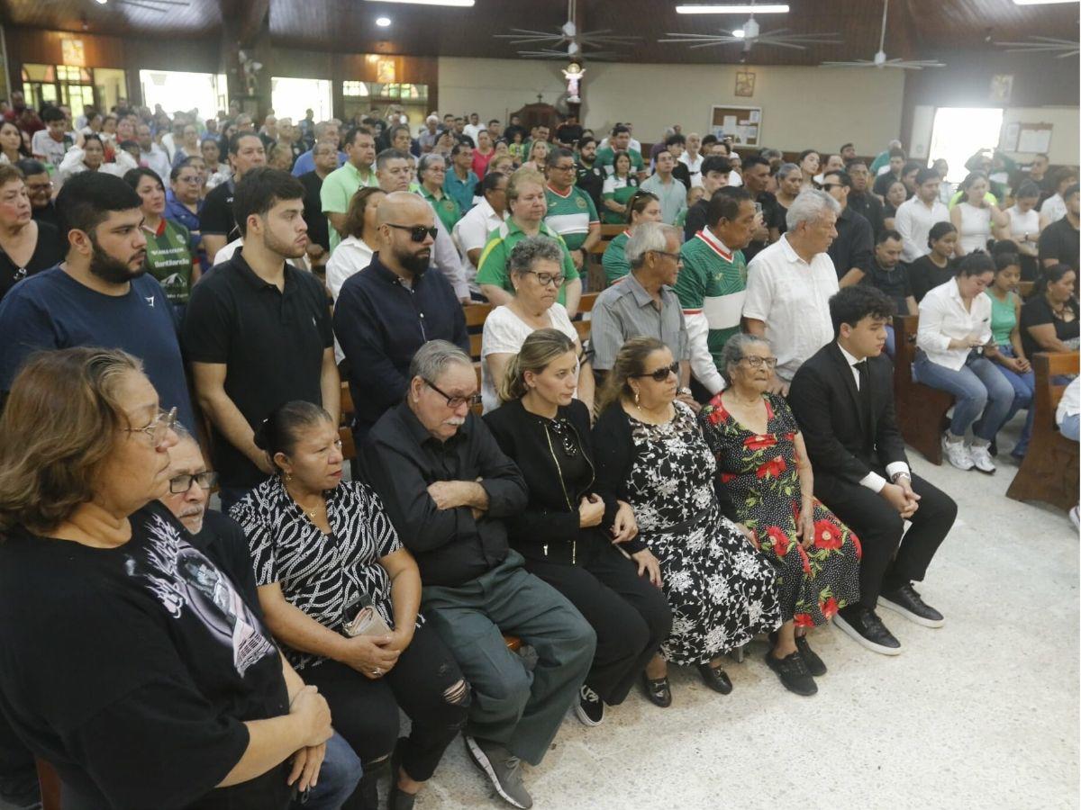 ¡Llanto, dolor y lágrimas! Así fue la triste misa de cuerpo presente de Orinson Amaya, presidente del Marathón