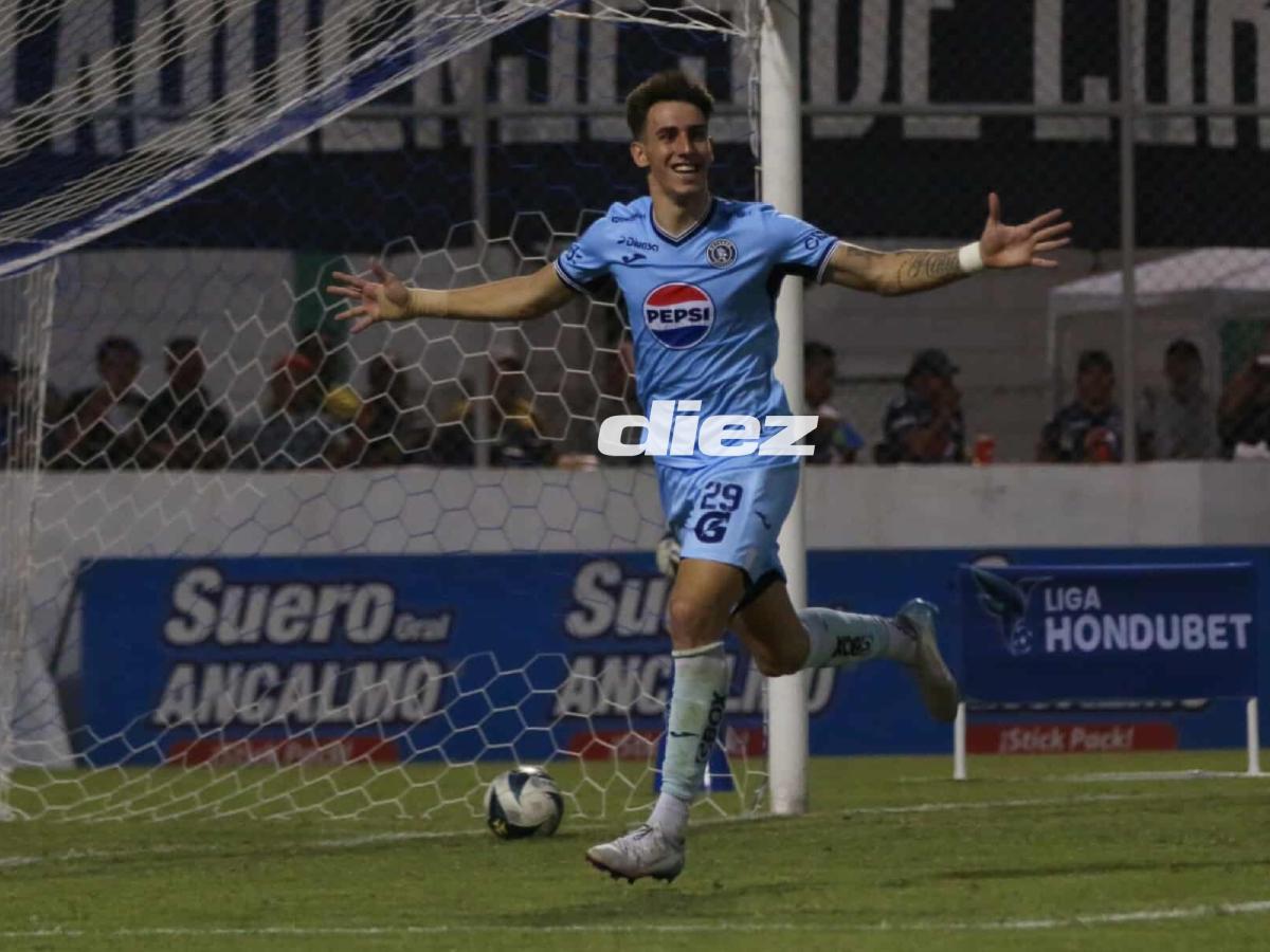 La noche de Rodrigo Auzmendi, el gol al estilo de Lamine Yamal y fiesta de Motagua tras humillar al Génesis en la liguilla