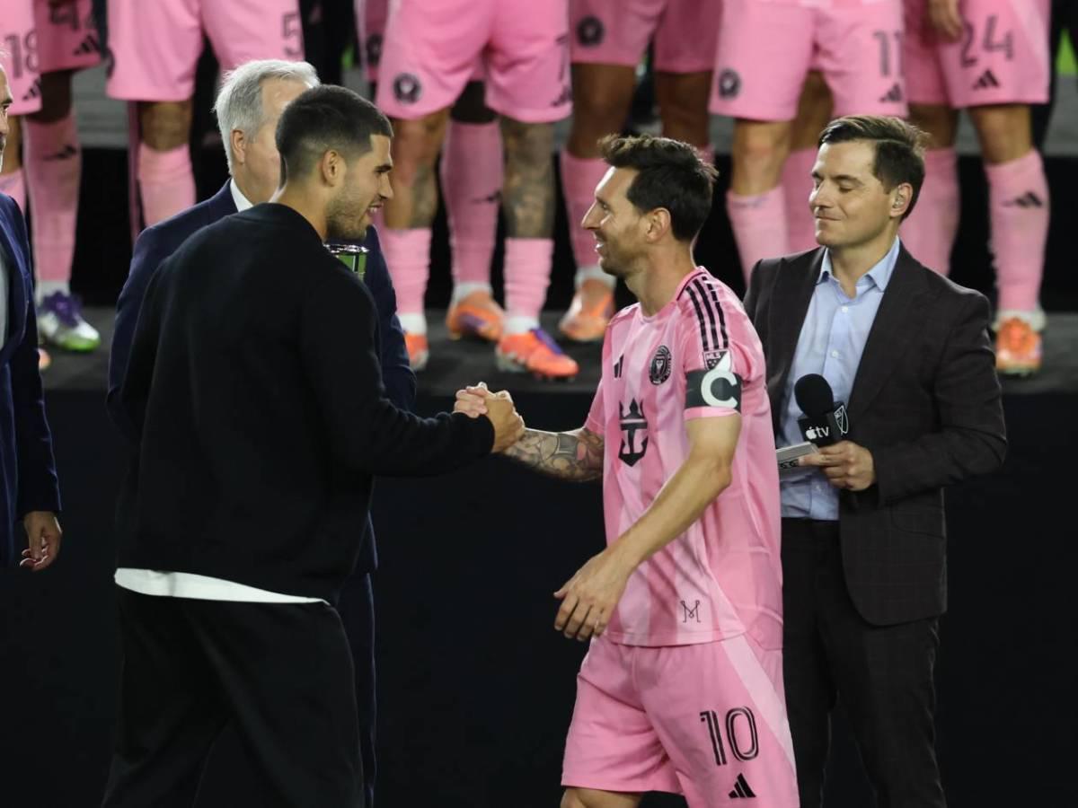 Messi protagoniza pelea, el tremendo beso que le dieron y David Ruiz celebra con Leo el título de Inter Miami en la MLS