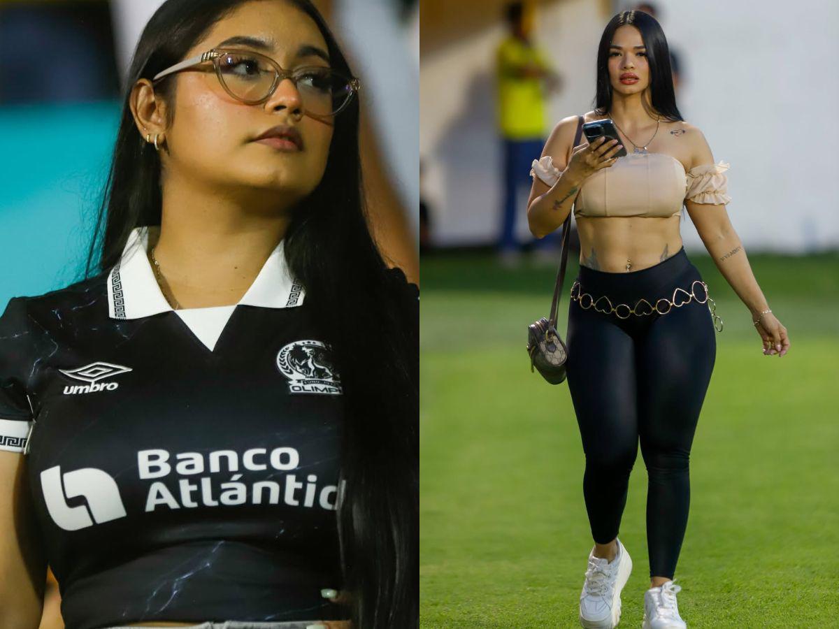 Derroche de bellezas de Olimpia y Real España y jeque causó furor previo al clásico moderno en el Estadio Morazán