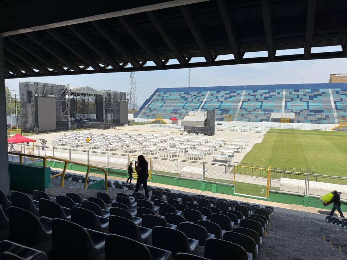 Más de 40 millones tirados: alcaldía de San Pedro Sula maltrata el estadio Morazán por un concierto