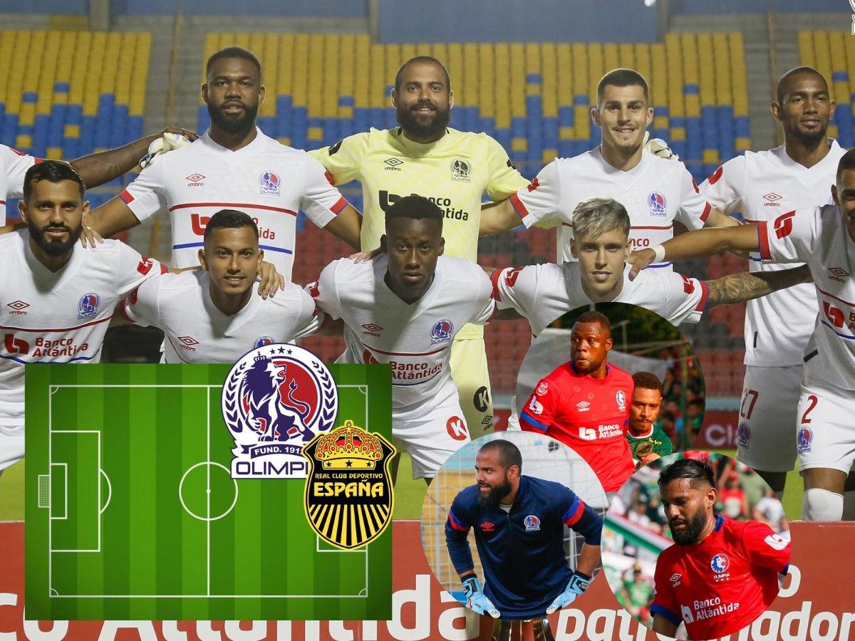 ¡Olimpia con fichaje! Así sería el 11 titular ante Real España para romper la sequía en Liga Nacional
