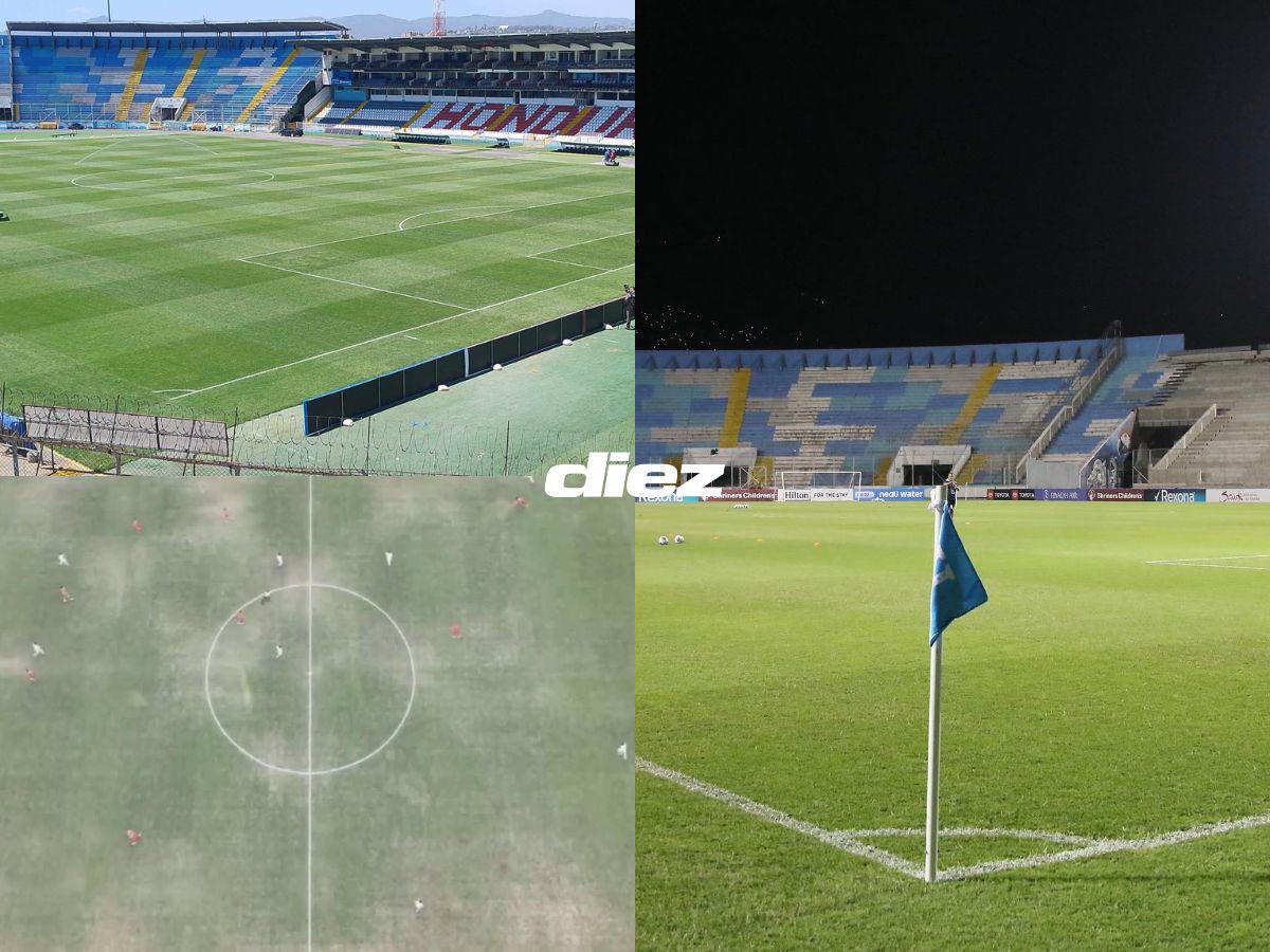 ¡Con otra cara! Así luce la grama del Estadio Nacional Chelato Uclés tras el control de las dos plagas