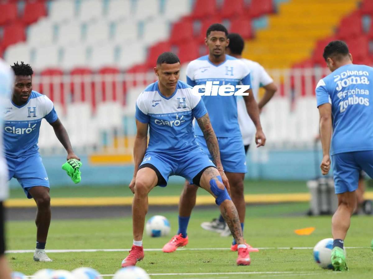 ¡Visitas sorpresa! Legionario se bajó del avión directo al entreno de la Selección de Honduras y un lesionado dijo adiós a la concentración