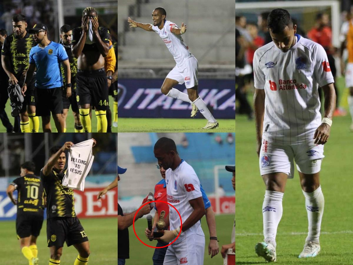 Jerry Bengtson recibe balón de oro, Olimpia con visita de lujo y caras tristes tras empate ante Real España