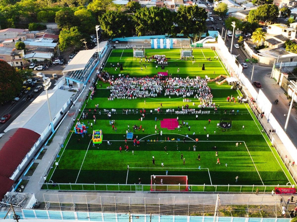 Condepor reinaugura el Estadio Emilio Larach de la colonia John F. Kennedy de Tegucigalpa