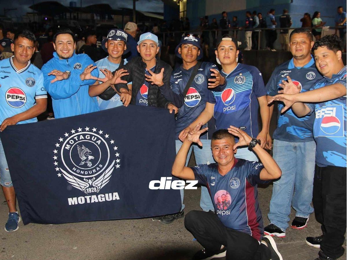 Motagua vs Olimpia en fotos: saludo especial de Troglio, derroche de bellezas en el Nacional y el curioso gorro
