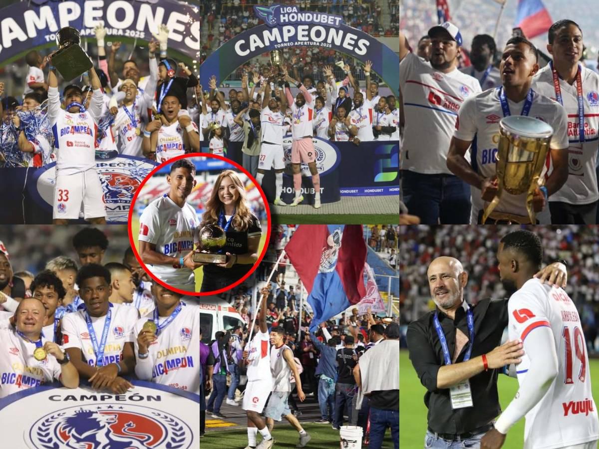 Olimpia festeja la 40 a lo grande, Bengtson y Menjívar estrenan la nueva copa; ¿quién se llevó el Balón de Oro de Honduras?