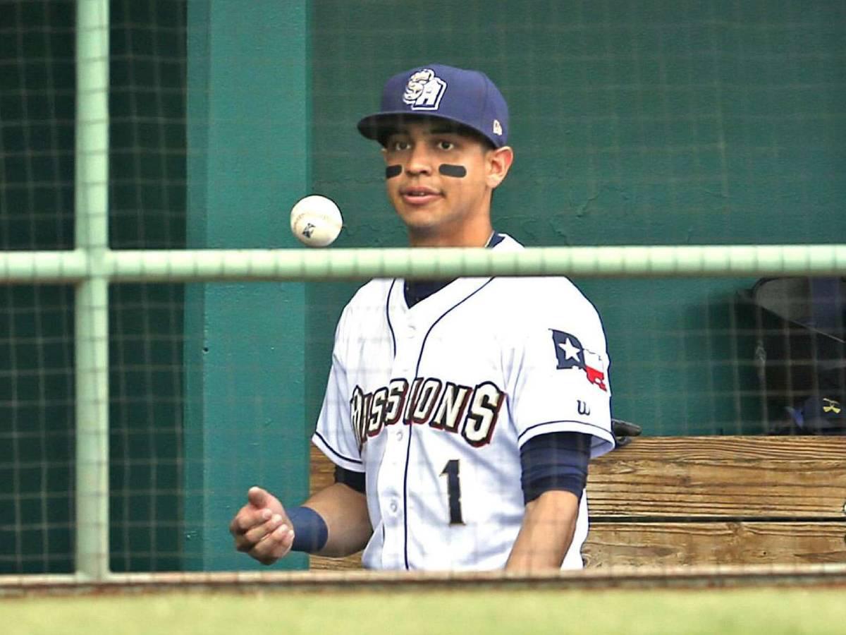 Mauicio Dubón en su etapa con San Antonio Missions.