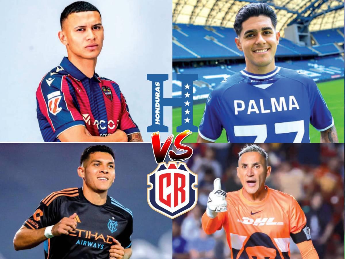 ¿Qué legión llega mejor? Los números de los legionarios de Honduras y Costa Rica previo a la gran batalla en el Morazán