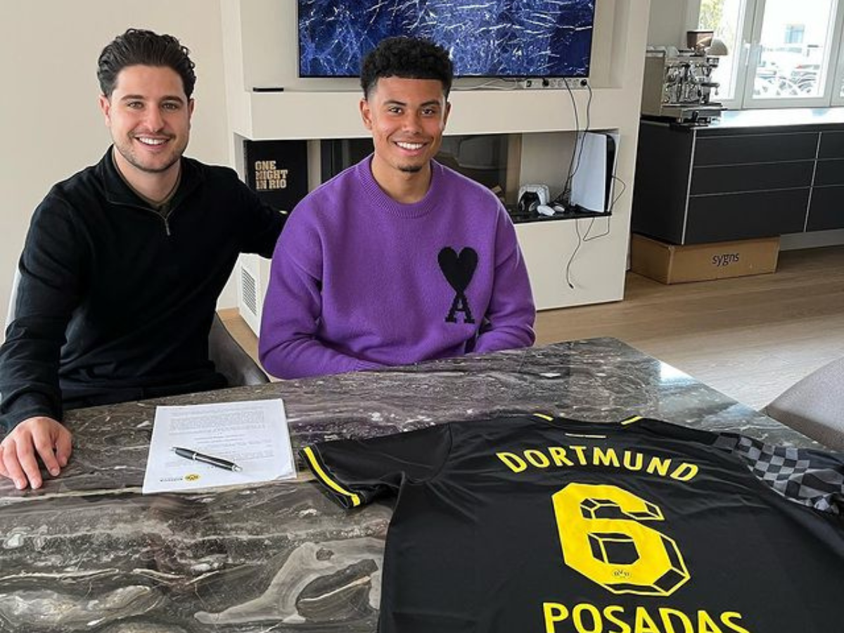 García Posadas usará el dorsal 6 con la Sub-19 del Borussia Dortmund de Alemania.