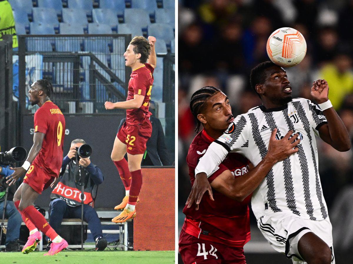 Juventus y Sevilla empatan en la ida de semifinales de Europa League; Roma derrotó al Bayer Leverkusen