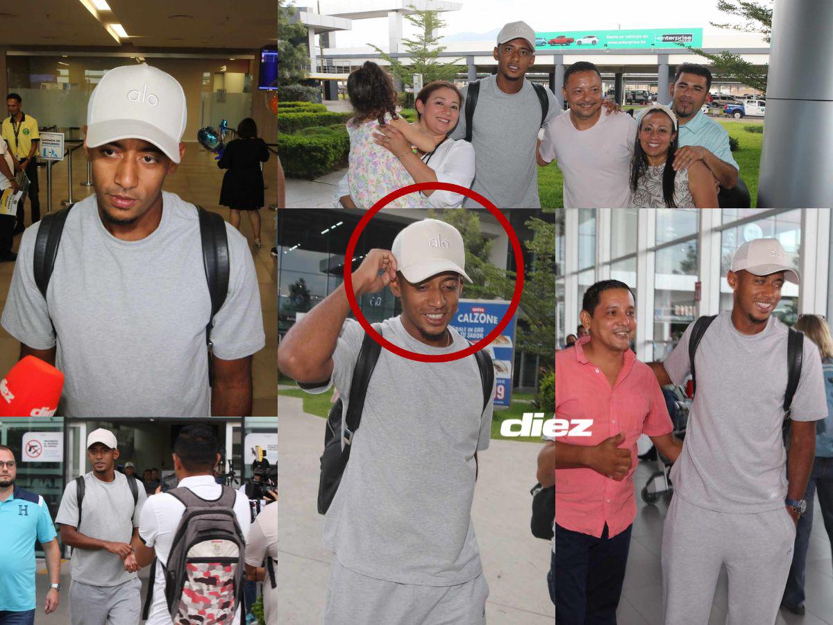 Choco Lozano causa furor en su regreso a Honduras: Así fue la llegada del atacante del Santos para las Eliminatoria Mundialista