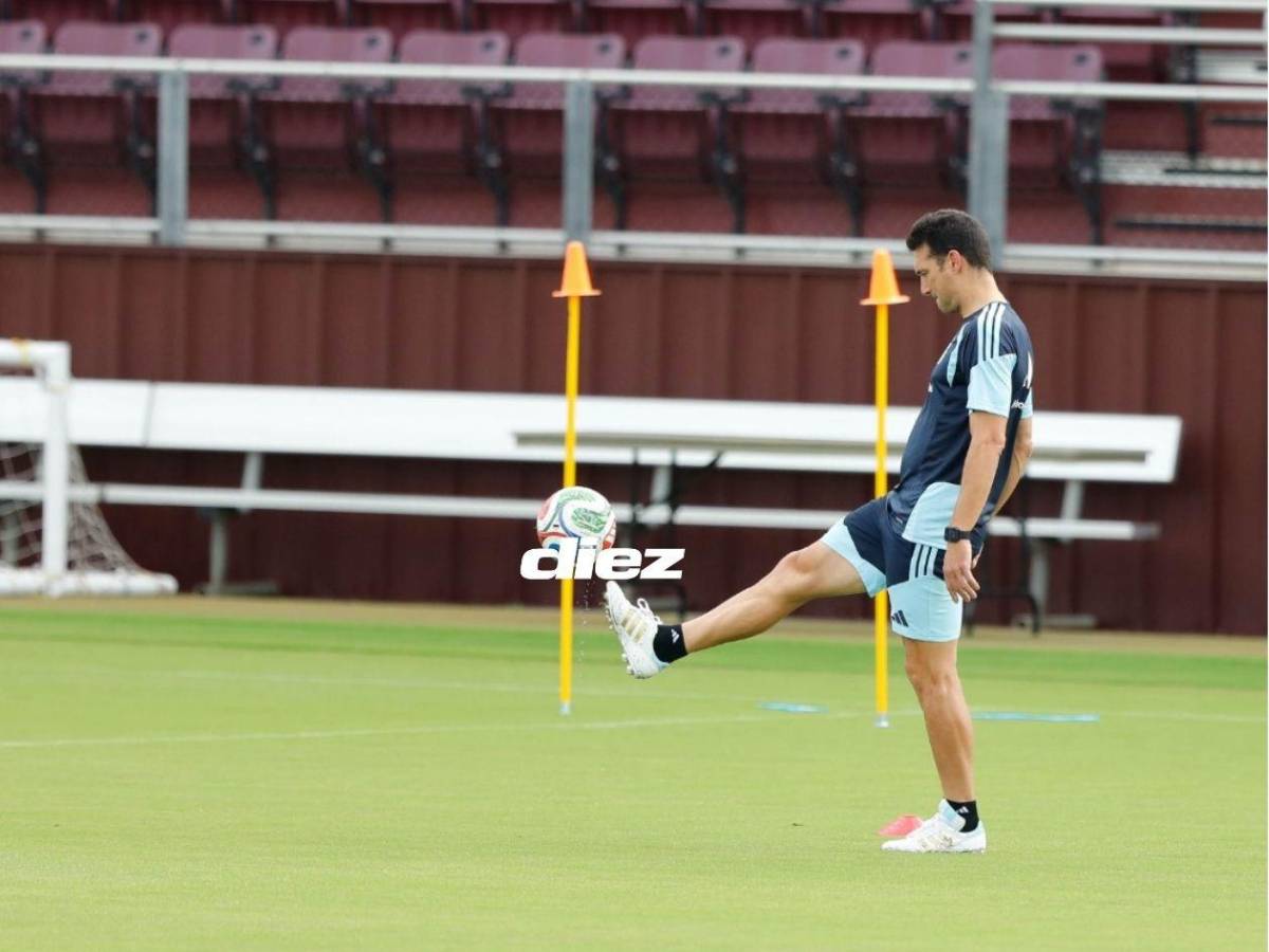 ¡Con Messi a la cabeza! Así fue el último entreno de la Selección Argentina