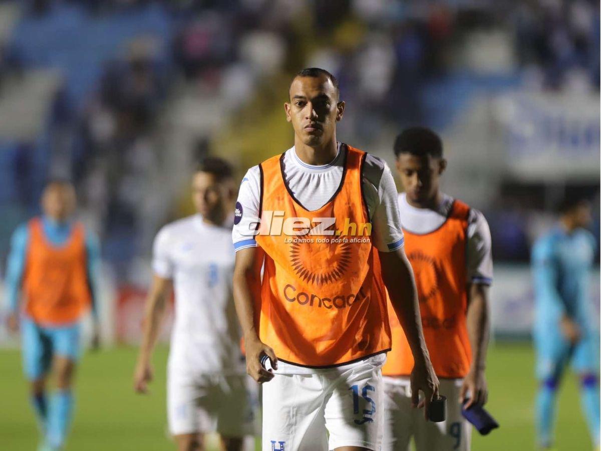 No se vio en TV: los rostros de la frustración de la Selección de Honduras tras perder ante Jamaica por Nations League