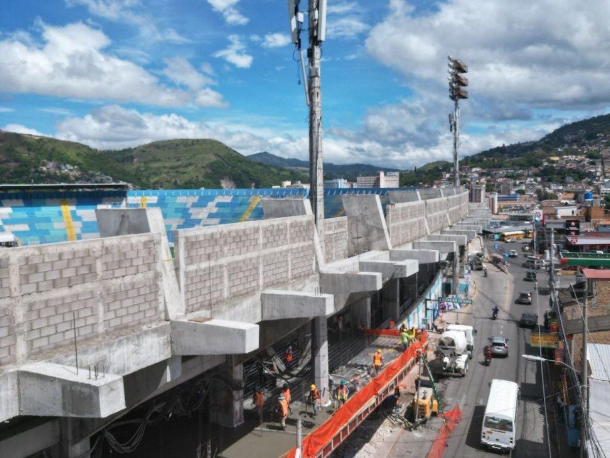 Revelan avances de la construcción del moderno centro comercial que tendrá el Estadio Nacional Chelato Uclés