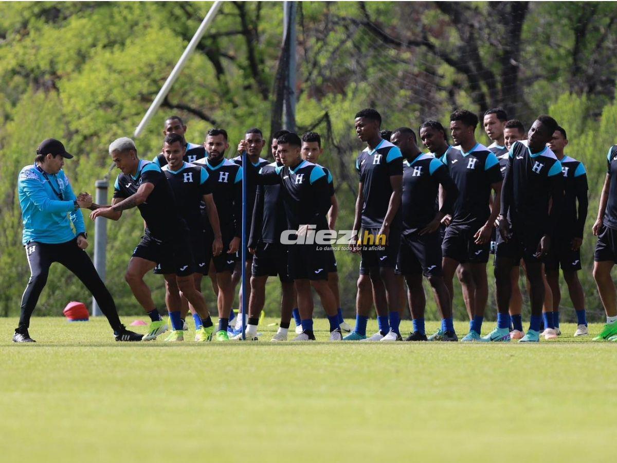 Con Ramón Núñez de invitado de lujo: Así pulió Reinaldo Rueda el último entreno de la Selección de Honduras en Dallas