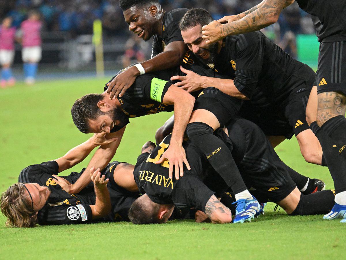 No se vio en TV: El escandaloso penal contra Real Madrid, bronca de Ancelotti y Napoli se rinde a Bellingham