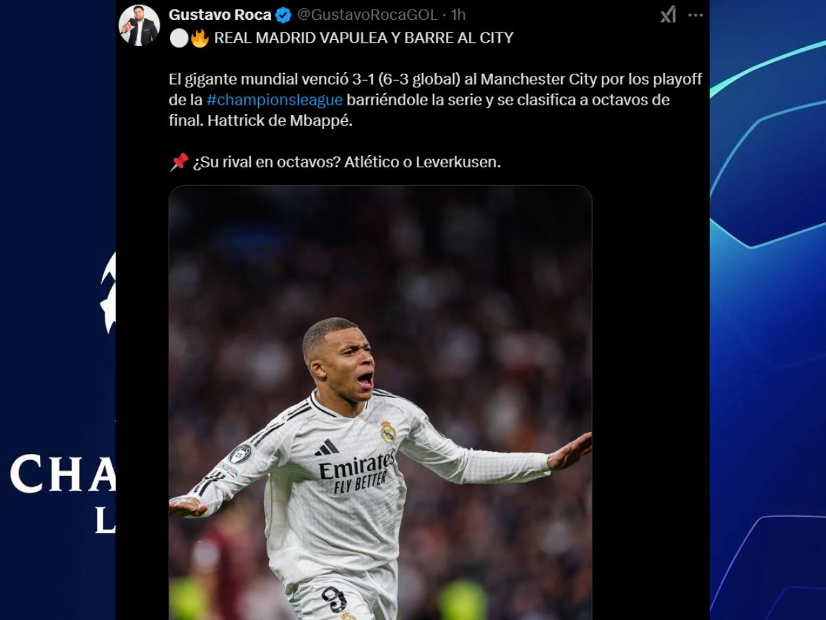 “Mbappé destroza al City”, “El terror de Europa”: Esto dicen los medios de la clasificación de Real Madrid en Champions