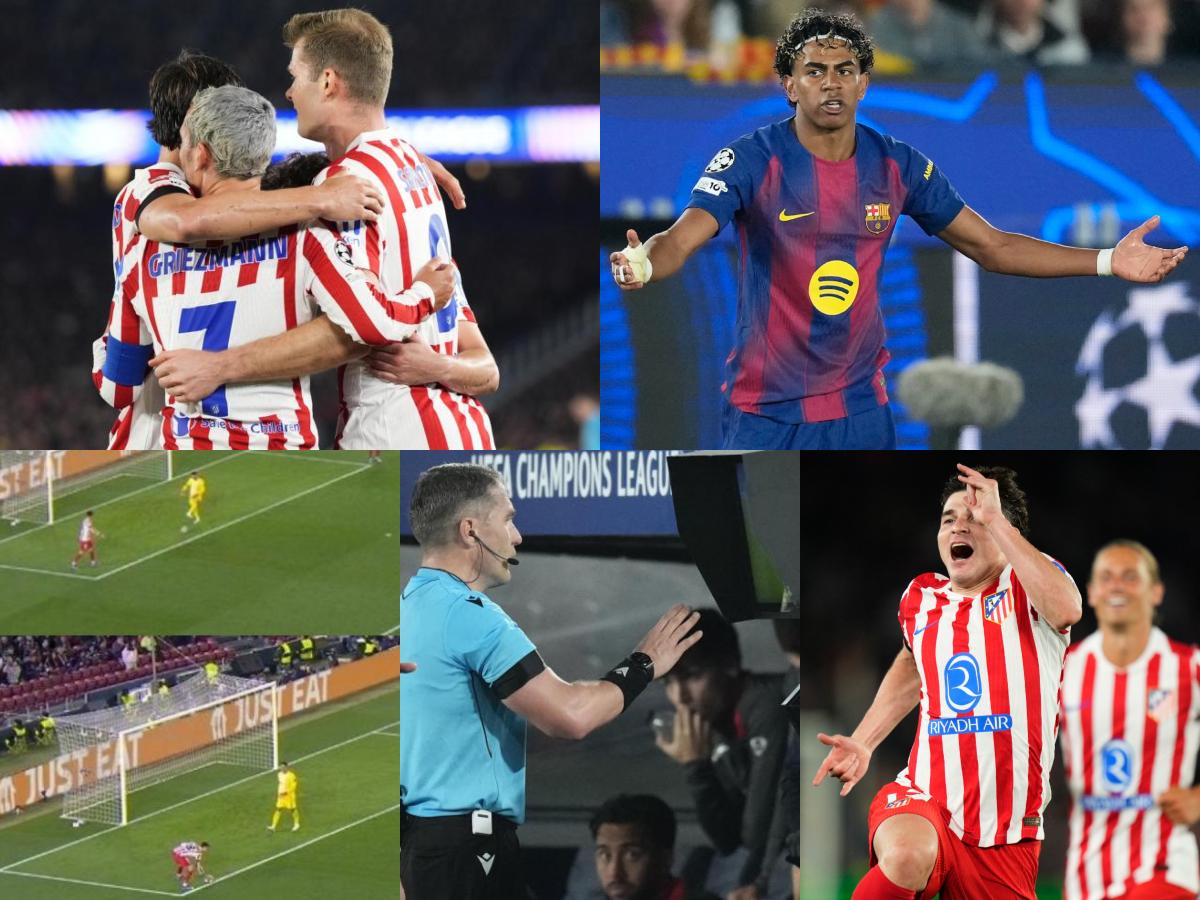 El doble error contra Barcelona en Champions League, el culpable de la derrota y humillación del Atlético