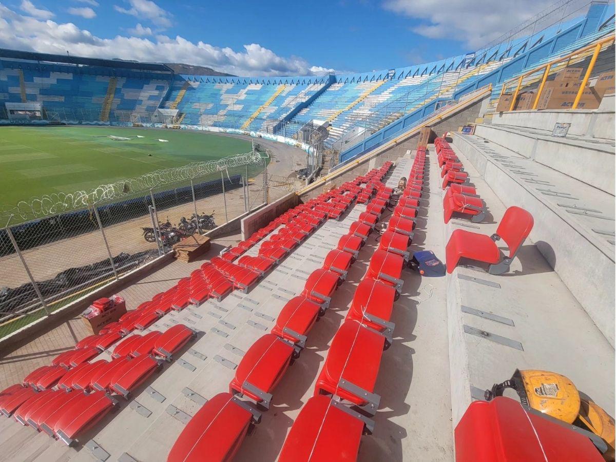 ¿Para la finalísima? Revelan fecha final de instalación de las sillas nuevas en sol centro del Estadio Nacional