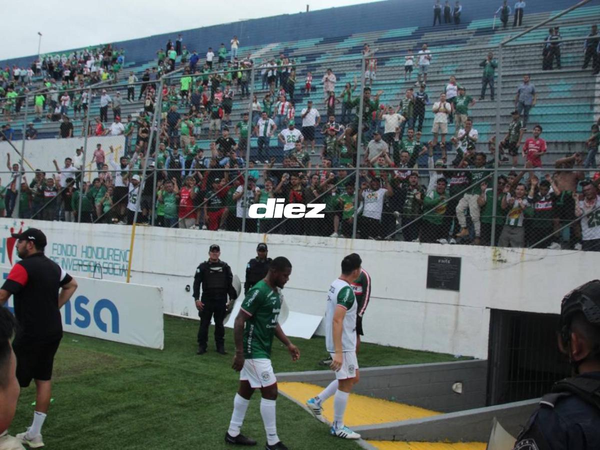 No se vio: Bronca de los jugadores y directivos de Marathón con la afición tras el amargo empate ante Real Sociedad