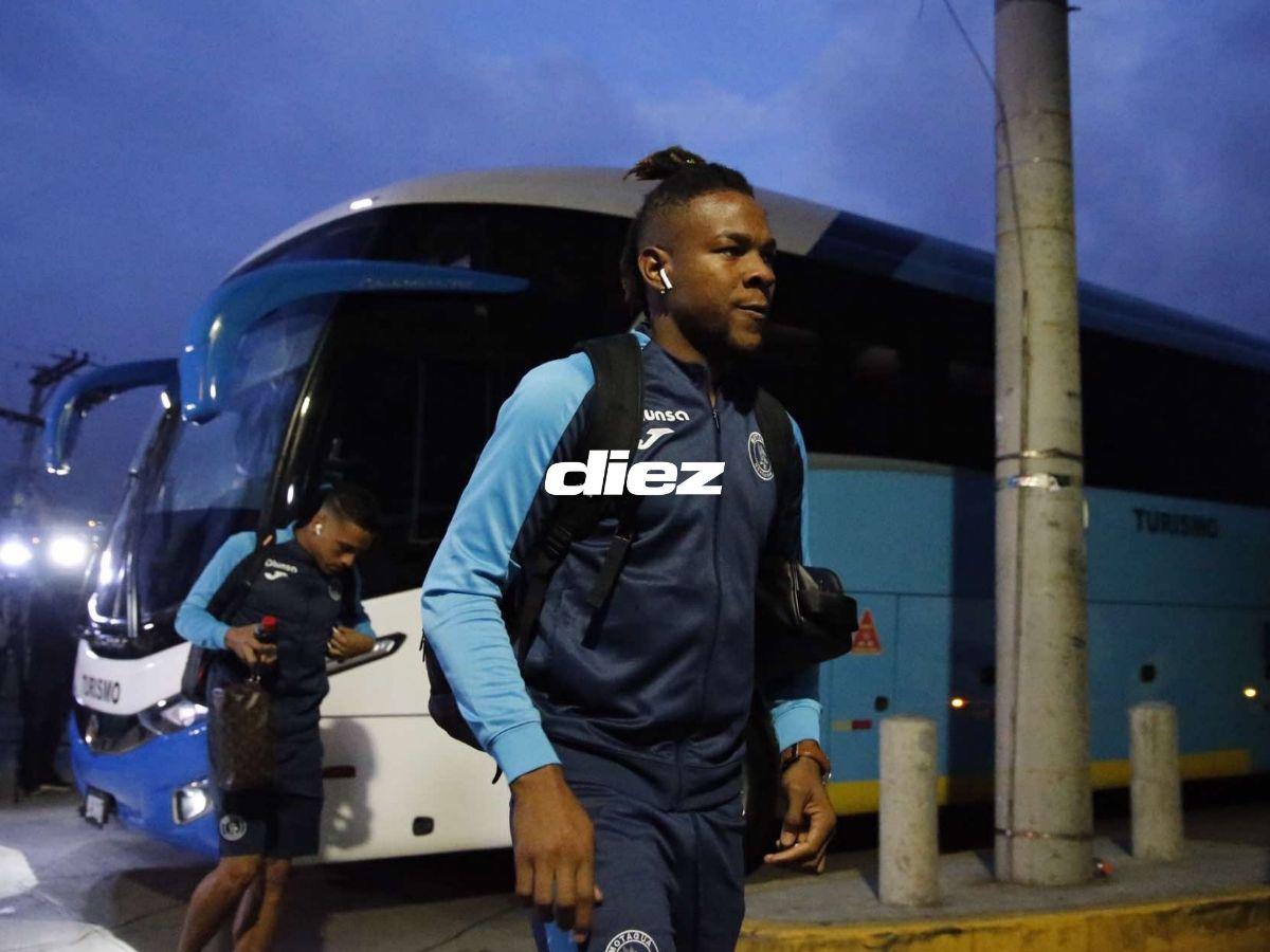 Motagua vs Olimpia en fotos: saludo especial de Troglio, derroche de bellezas en el Nacional y el curioso gorro