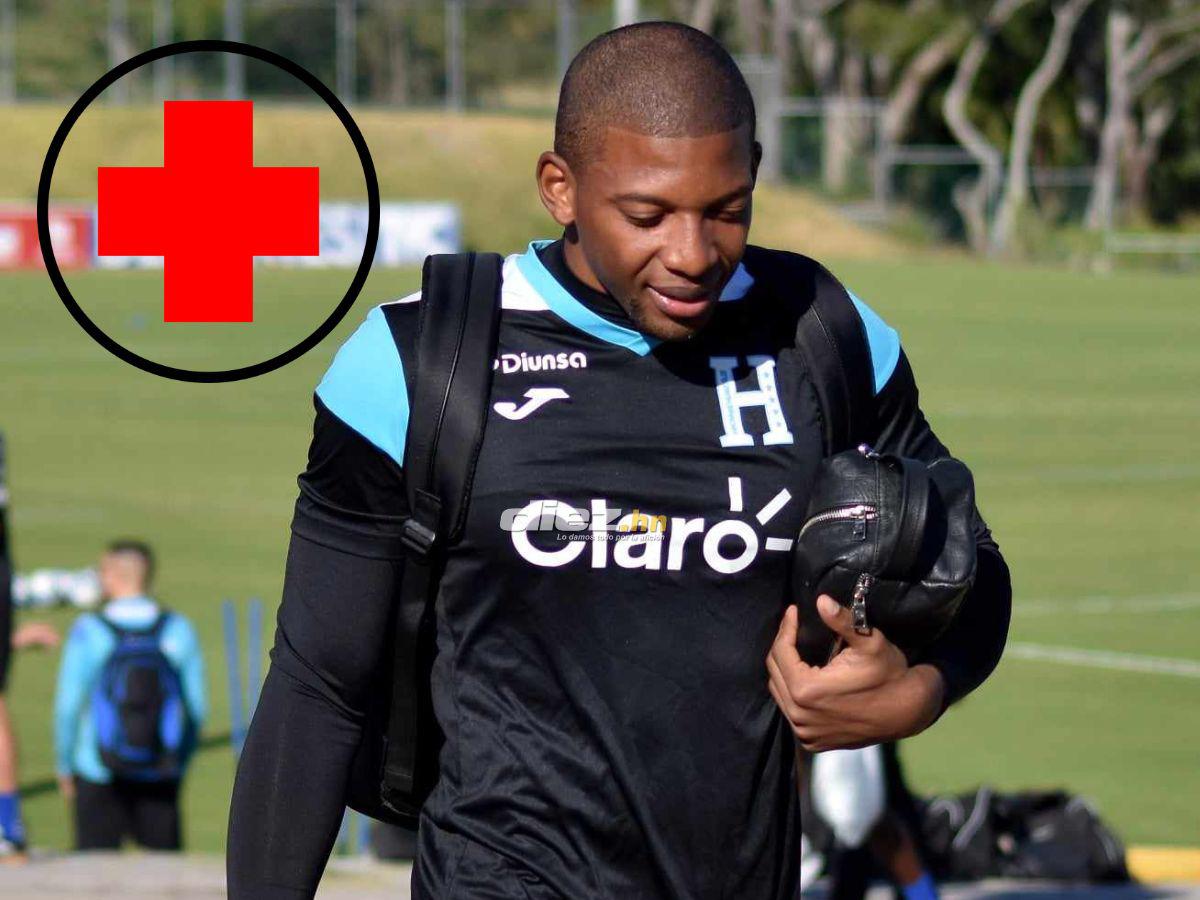 Luis “Buba” López: ¿Cuánto tiempo estaría de baja con la Selección de Honduras y de qué trata su lesión?