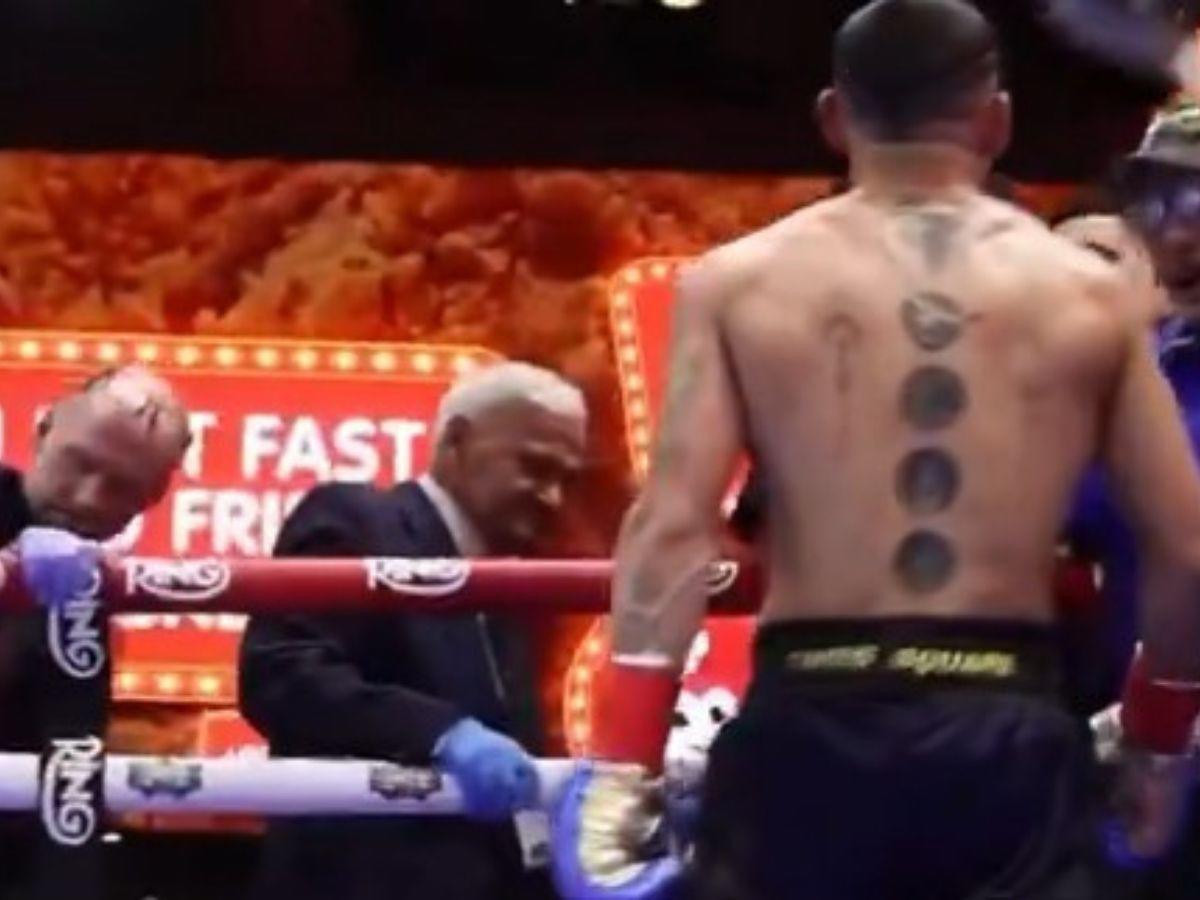 Teófimo López rompe en llanto, albañiles con palco de lujo y eufórica celebración del catracho tras vencer a Barboza