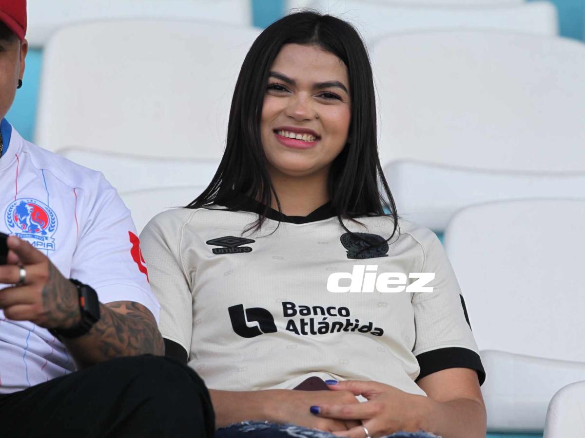 ¡Bellezas en el Nacional! Las hermosas chicas que llegaron a engalanar el clásico entre Olimpia y Real España