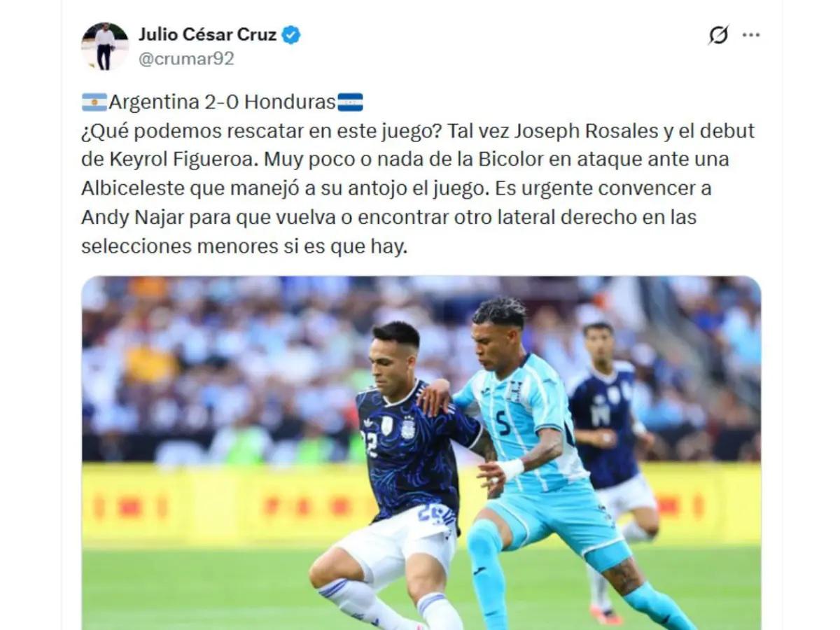 Tras caer ante Argentina, la prensa señala el culpable y pide un regreso: Ya ven