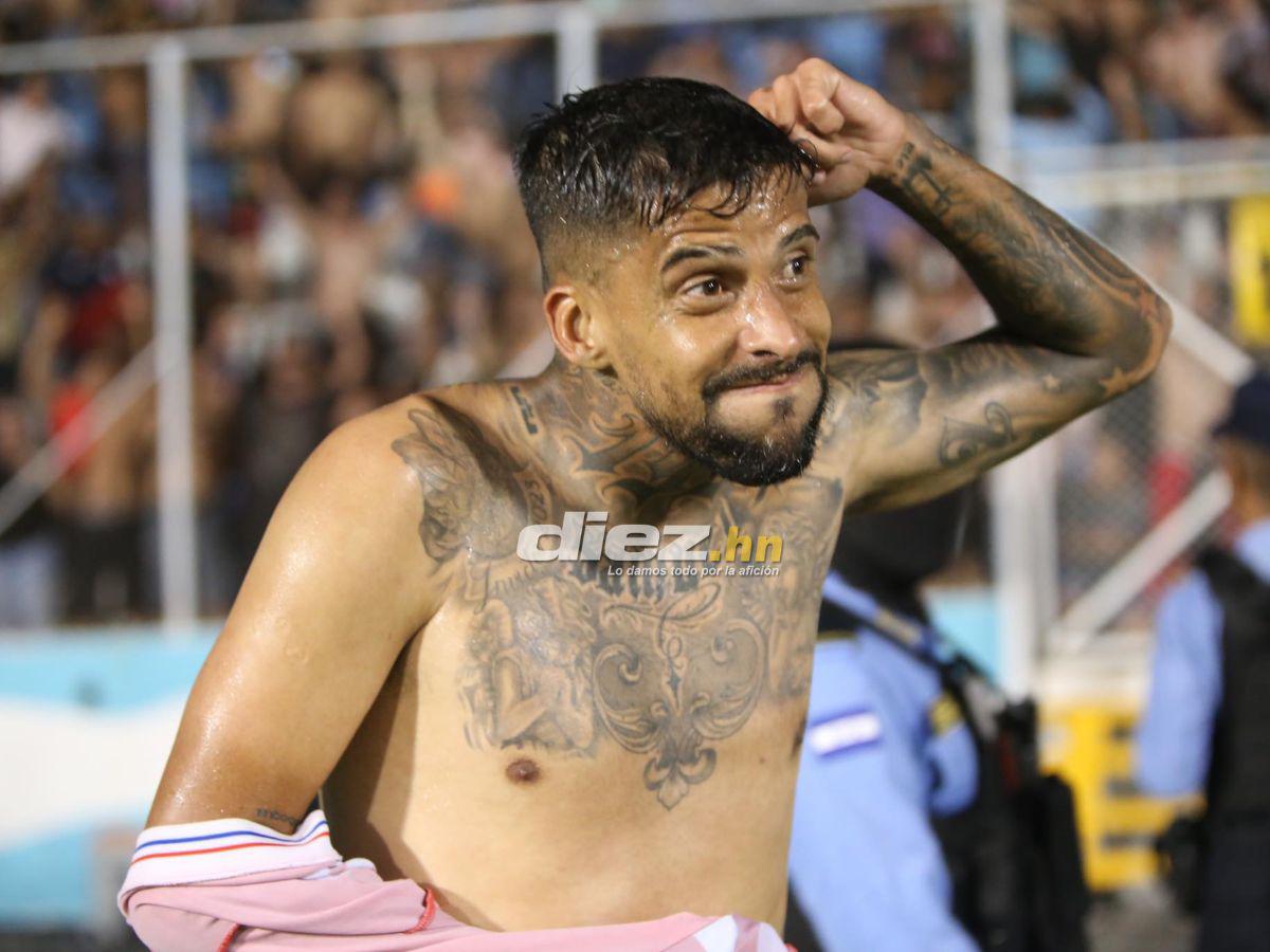 Espectacular celebración de Gabriel Araújo tras remontada de Olimpia, tristeza del Motagua y la fiesta de la Ultra Fiel