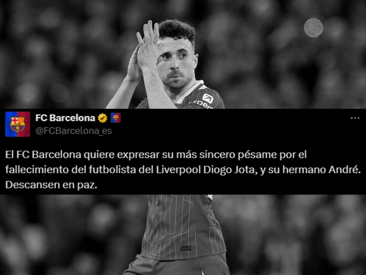 No tiene sentido, Nunca te olvidaré: Barcelona y Real Madrid dejan mensaje; el fútbol lamenta la muerte de Diogo Jota